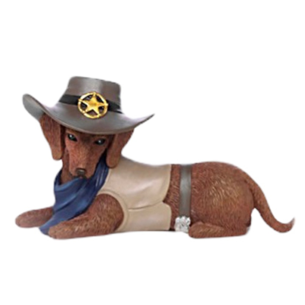 Hamilton “Spurs ‘N Furs Dachshund Cowboys" Bone-a-fide Rebel Outlaw - Picture 10 of 10